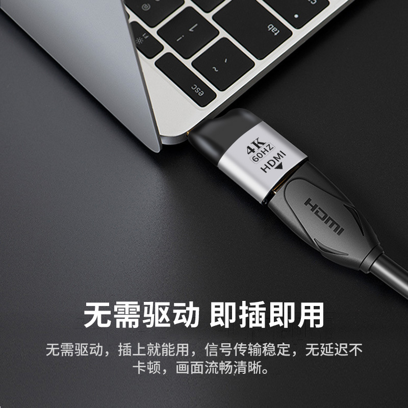 FVH Type-c转网卡HDMI VGA DP Mini Displayport转接头电脑连接头 - 图2