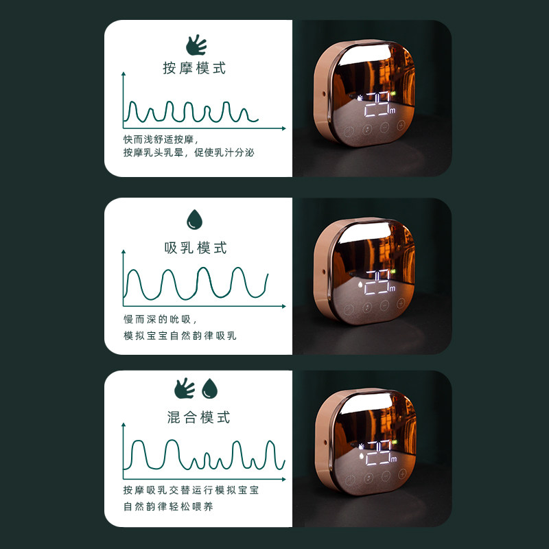 优合电动正品静音无痛集奶器吸奶器 爱笔笔母婴吸奶器