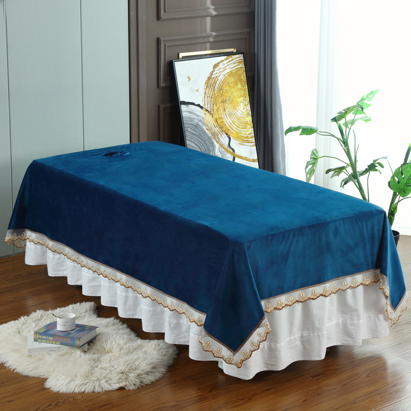 加厚荷兰绒美容床单美容院专用足疗推拿纯色宝宝绒带洞床单四季用,淘宝优惠券,粉丝福利购,淘宝优惠卷