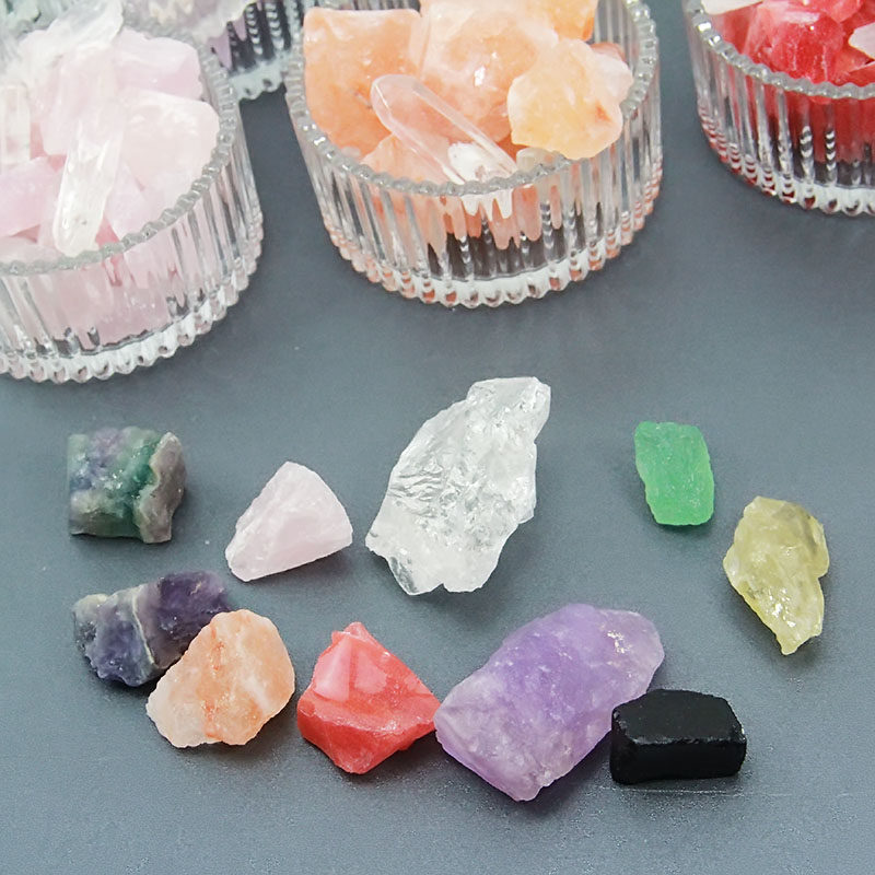天然水晶扩香石原石蜡烛粉白紫黄绿萤石无火香薰精油装饰摆件材料,淘宝优惠券,粉丝福利购,淘宝优惠卷