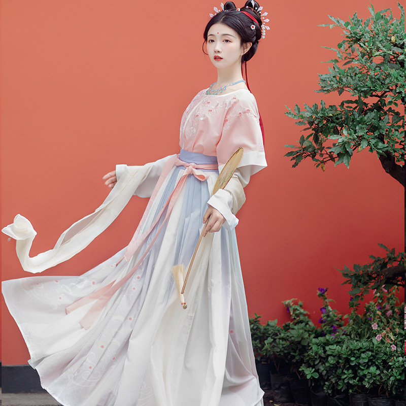 【桃言】汉宫裳影女正品原创襦裙汉服 汉宫裳影汉服