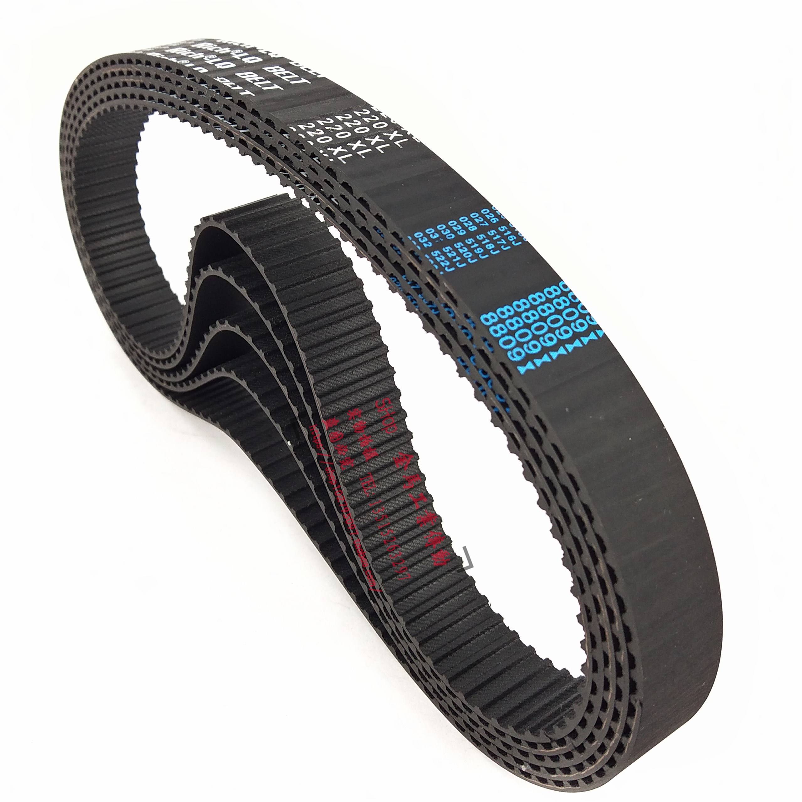 圆织机配件园织机同步带220XL110齿9-9.5-10弯管机皮带15工业皮带 - 图1