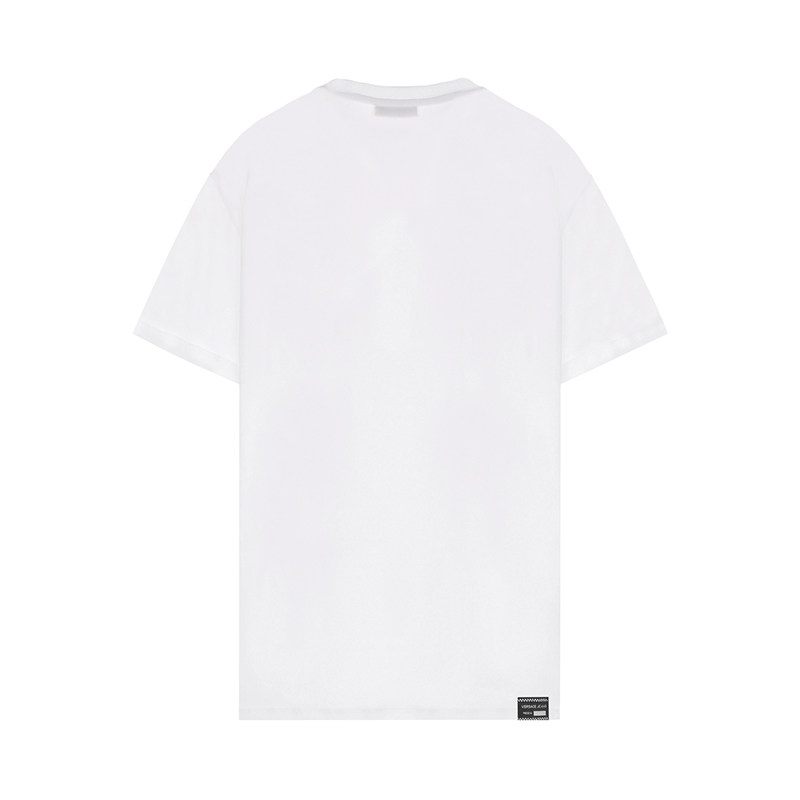 versace /范思哲银色花卉标志t恤 妙思时装国际海外T恤