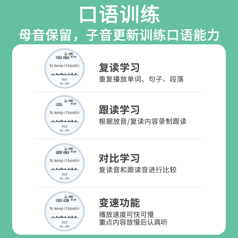 PANDA熊猫F02CD机播放机英语学习复读机光碟光盘播放器便携随身听 - 图1