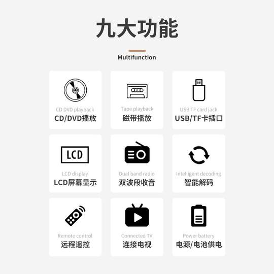 Reproductor de cintas CD/DVD Panda CD-850