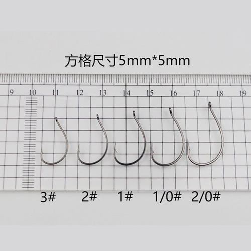 猫客路亚8003倒钓钩虾钩软虫钩倒吊钓单钩WACKY钩鳜鱼钩面条虫钩 - 图1