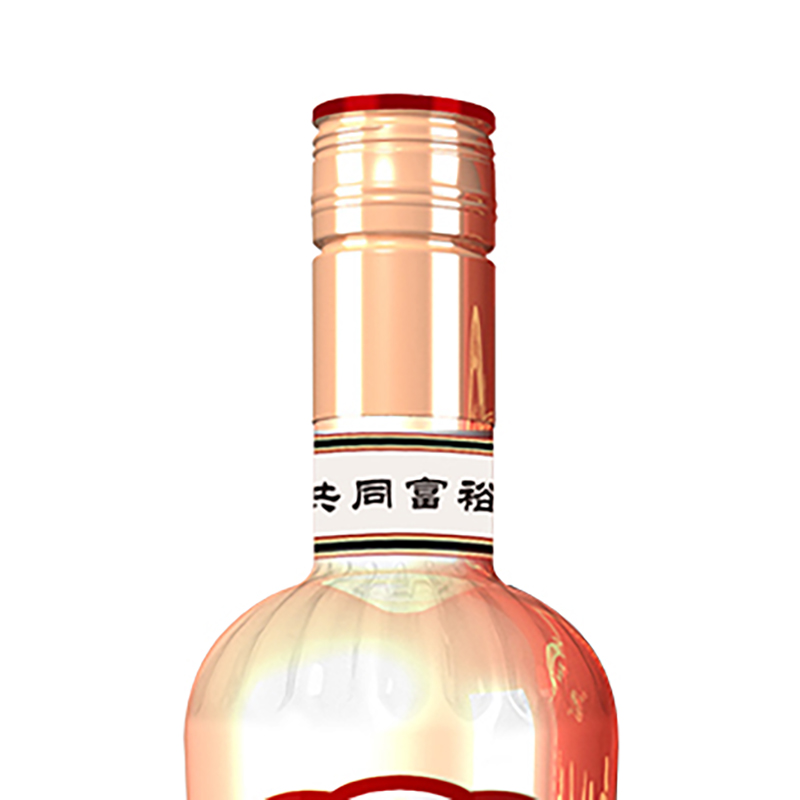 富裕酒金瓶白酒单瓶酱香型53度500ml - 图1