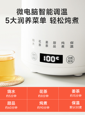 ankale不锈钢小型便携式电热水壶
