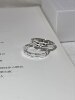 Bell custom/fish to star couple ring s925 sterling silver closed ring anniversary gift for girlfriend