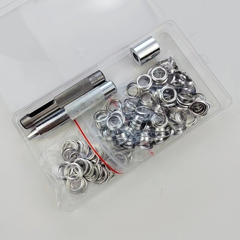 供跨境100套内径10mm加厚气眼扣配安装工具套装服装腰带等鸡眼扣,淘宝优惠券,粉丝福利购,淘宝优惠卷