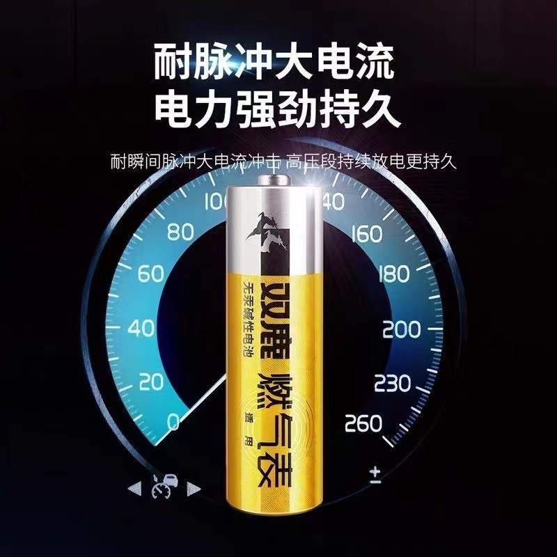 双鹿燃气表电池煤气表专用5号LR6AA碱性高能电池1.5V天然气表电池 - 图1