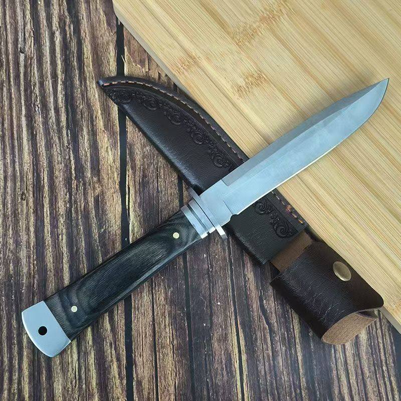 阳江户外木柄家用锡骨刀锋利小刀高硬度直刀切肉刀切彩木柄水果刀,淘宝优惠券,粉丝福利购,淘宝优惠卷