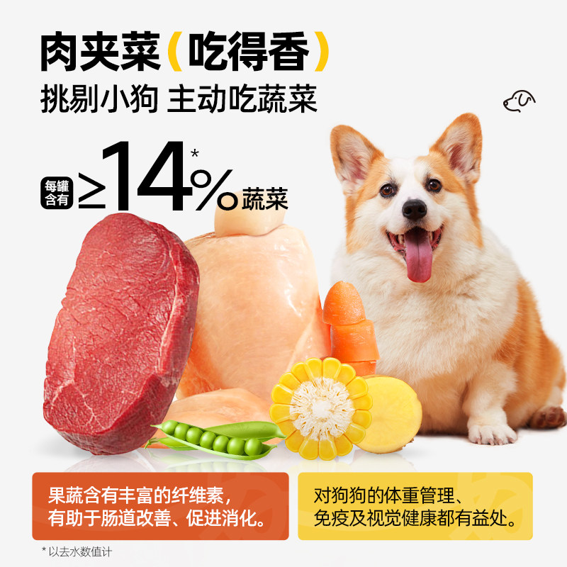 好适嘉全价狗主食罐头幼犬成犬鸡肉牛肉补充营养拌饭湿粮补水85g,淘宝优惠券,粉丝福利购,淘宝优惠卷