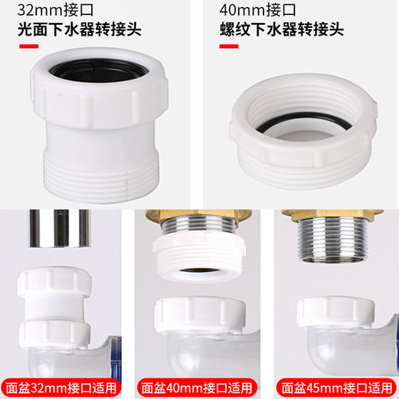 Washbasin anti-odor drain pipe artifact wall drain drain device