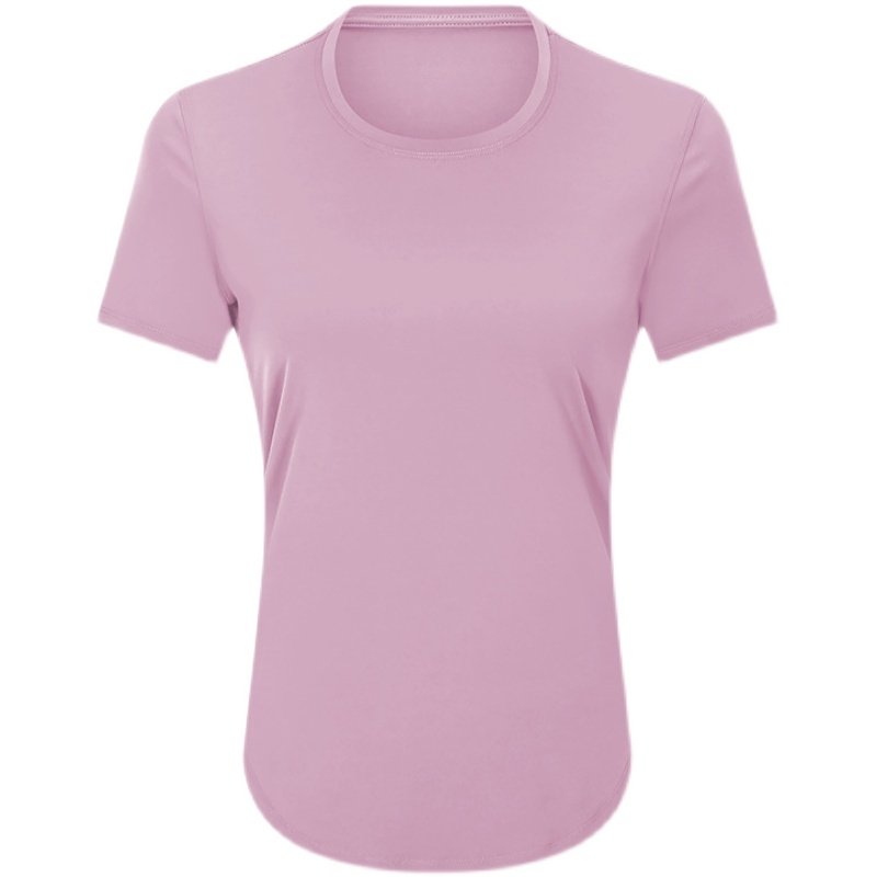 裸感瑜伽服上衣女夏短袖宽松透气跑步罩衫速干健身衣运动T恤,淘宝优惠券,粉丝福利购,淘宝优惠卷