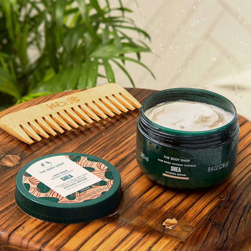 【官方正品】TheBodyShop美体小铺乳木果深层修护护发膜240ml滋养