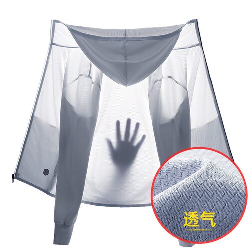 防晒衣男夏季防紫外线薄款冰丝外套钓鱼户外轻薄透气防晒服男款夏 - 图2