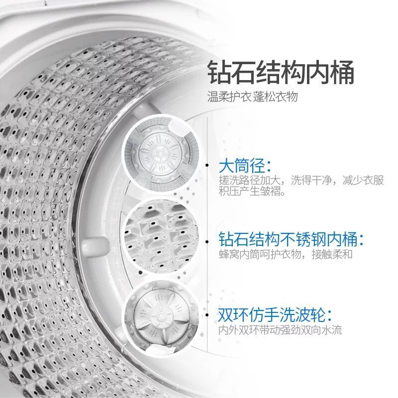 小鸭牌5 / 8kg全自动家用洗衣机 小鸭牌机电设备洗衣机