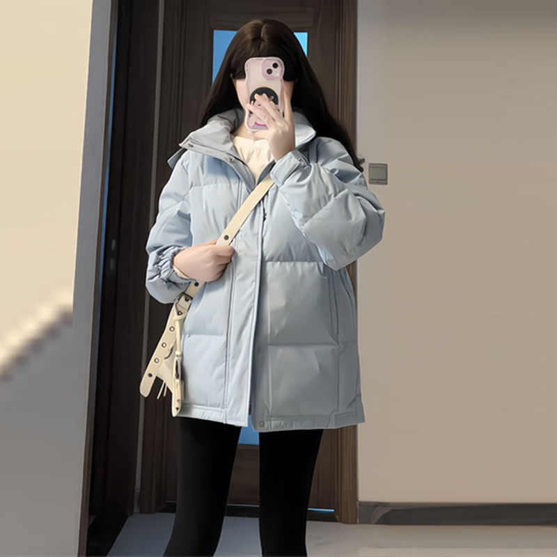 超好看连帽短款羽绒棉袄女加厚2025年新款宽松小个子洋气棉服棉衣,淘宝优惠券,粉丝福利购,淘宝优惠卷