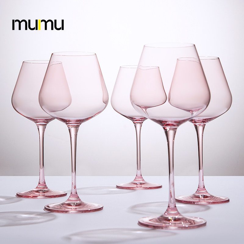 mumu正品 芙蓉石系列高级感勃艮第红酒杯女士高颜值2个一对礼盒装,淘宝优惠券,粉丝福利购,淘宝优惠卷