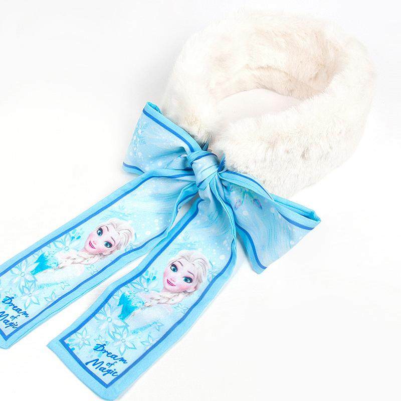 冰雪奇缘爱莎公主发光权杖围脖皇冠魔法棒小女孩发饰重工宝石皇冠 - 图1