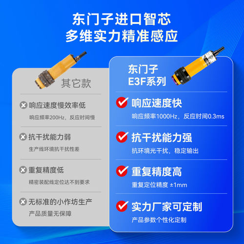漫反射光电开关红外红外线光感应接近npn传感器12v人体反射感应器 - 图0