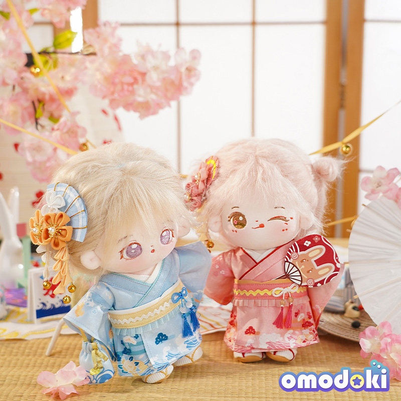 Omodoki 棉花娃娃娃衣夏季和服可爱娃娃节日庆典衣服cm原创福州omodokicos周边动漫模玩棉花娃娃