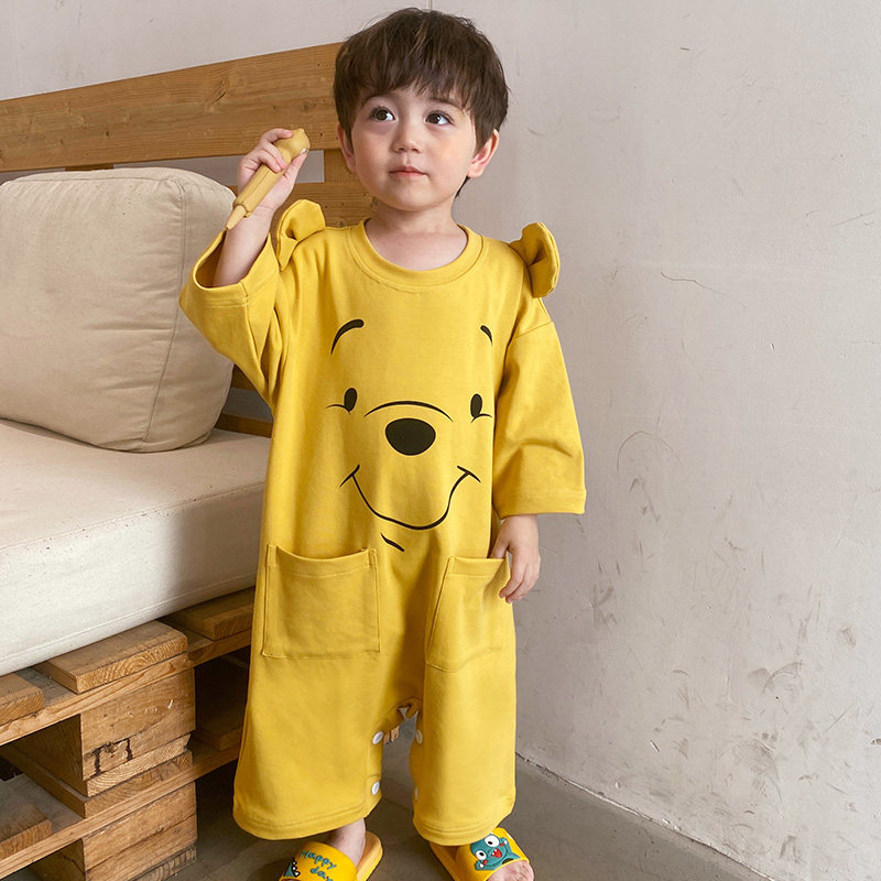 宝宝衣服男孩连体衣长袖中大童睡衣 冉影睡衣/家居服套装