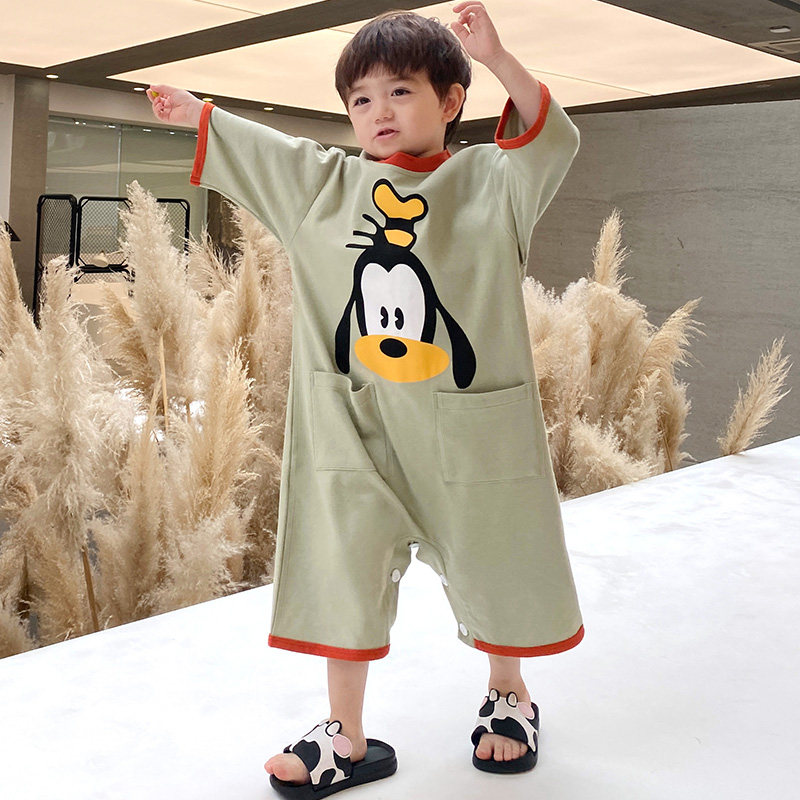 儿童连体中小童春秋纯棉长袖睡衣 冉影睡衣/家居服套装