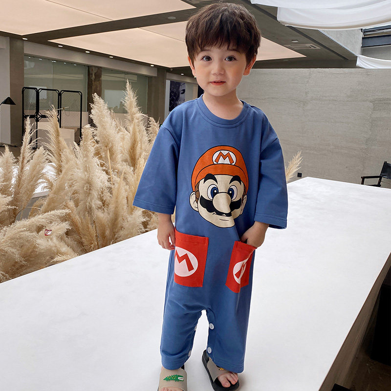 儿童连体中小童春秋纯棉长袖睡衣 冉影睡衣/家居服套装