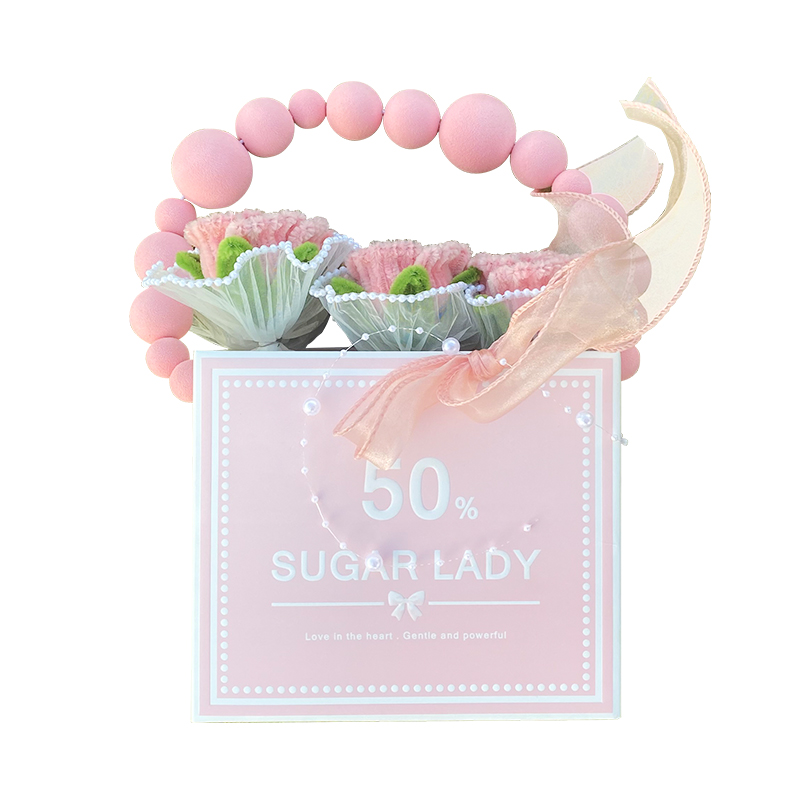 扭扭棒抱抱桶花束成品diy材料送闺蜜浪漫送女友七夕情人节礼物 - 图3