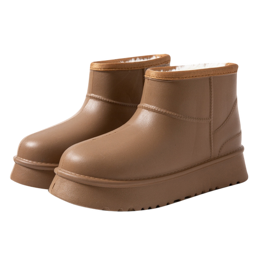 女士防滑雪地靴2025新款秋冬季加绒加厚保暖大棉鞋百搭面包棉鞋女 - 图3