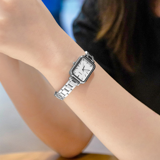 Casio retro small square watch for women simple
