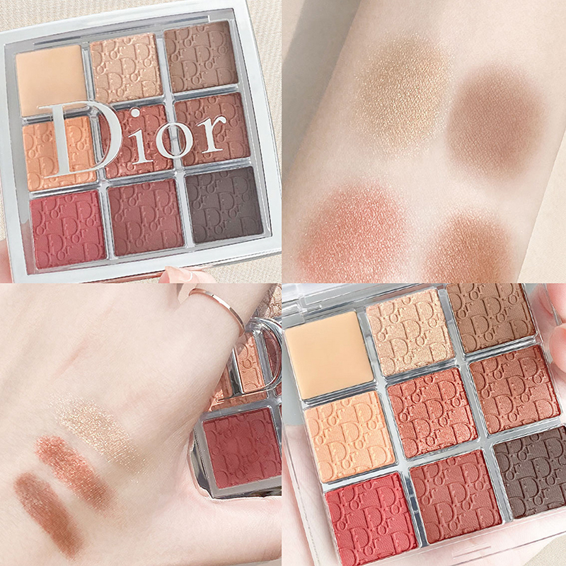 现货Dior/迪奥后台彩妆九宫格9色眼影盘001warm/002cool/003amber