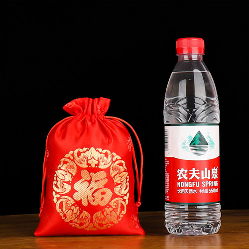 红色结婚抓福袋喜袋空袋抽绳束口袋锦囊袋子小布袋礼品袋钱袋批发 - 图2