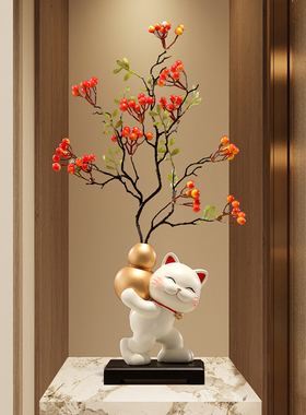 蕊顺树脂高级感花艺插花摆件