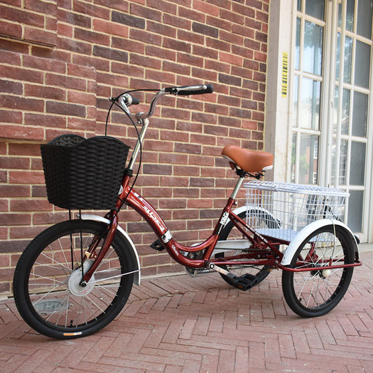 Elderly people's walking bicycle, pedaling bicycle, elderly people's tricycle