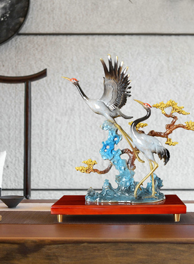 铜祝福新中式客厅书房