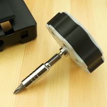 Fukuoka Cards Tool Portable Mini Two-way Ratchet-lined Cross labor-saving screwdriver Alien group headsets