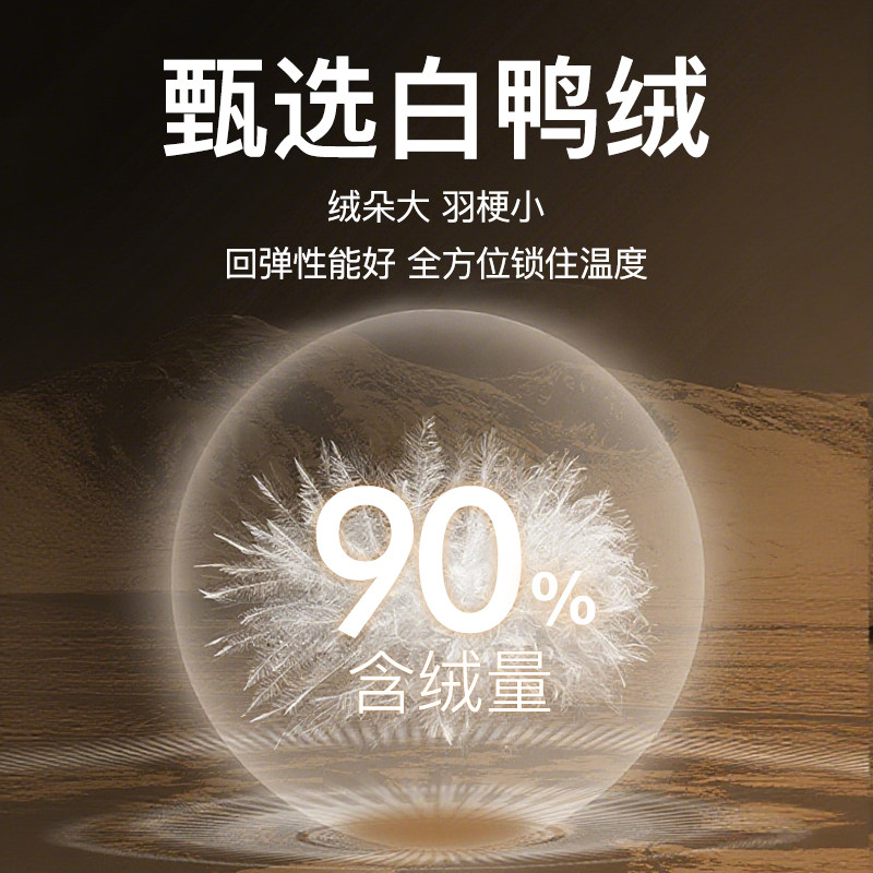 【90白鸭绒】曼加龙2025冬季新款时尚立领男士羽绒服休闲保暖外套