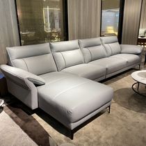 (KUKa Gu family home) Living room Portfolio Package L Type Guifei Sofa Tea Table TV Cabinet Modern Wind Composition