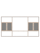 Fuxuan doors and windows Romanti L9 broken bridge two-rail push-pull window sealing balcony aluminum alloy doors and windows customized) Source Red Star