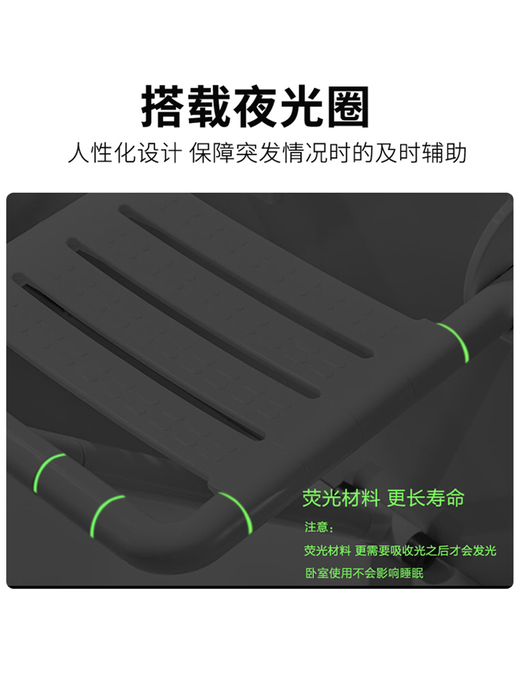 洗澡坐椅坐凳子壁挂式可折叠老人浴室淋浴无障碍防滑靠墙壁凳座椅