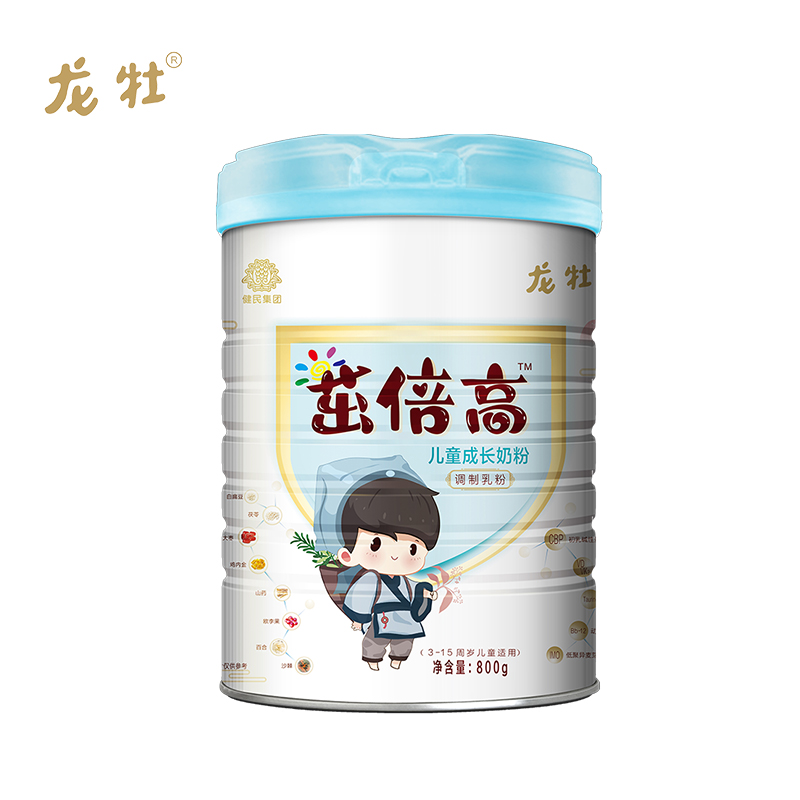 龙牡牌茁倍高成长奶粉乳钙学生非配方3岁以上牛奶粉