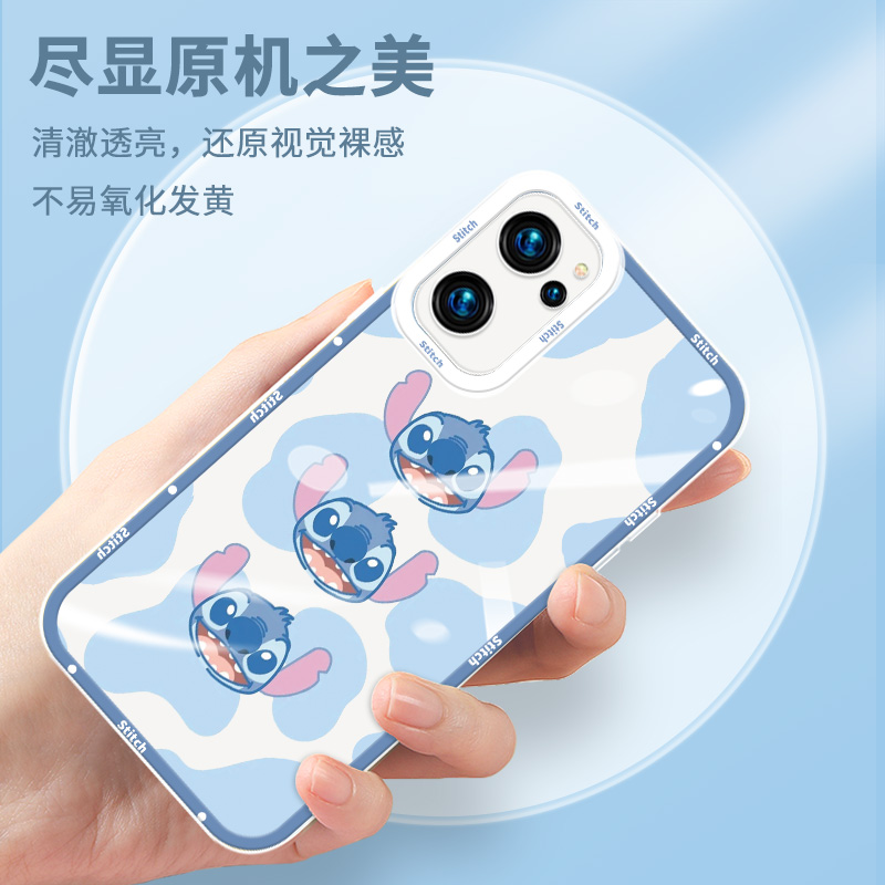 史迪仔opporeno5手机壳reno7透明reno6硅胶4se卡通r17史迪奇vivos12可爱x70新款x60x50x27创意s9女s10pro防摔 - 图2