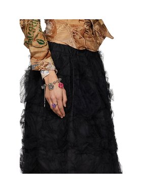 1h可退 潮奢 Chopova Lowena 女士 银色 Multi Charm 手链 6549