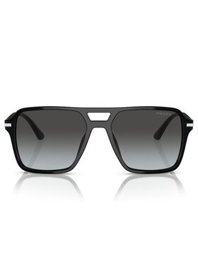 1h可退 PRADA 男士太阳镜 PR20YS1AB06T AW2025 黑色 几何框太阳