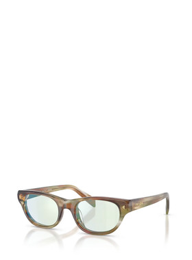 1h可退 PRADA 女士眼镜 PRC08S27J20X SS2026 白色 全框太阳镜