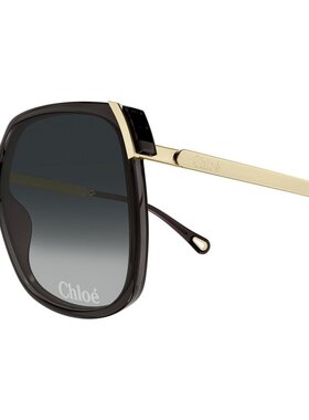 1h可退 CHLO&Eacute; 女士太阳镜 CH0286S001 SS2025 黑色配饰