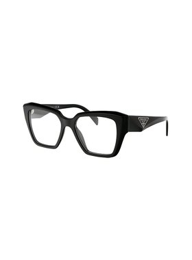 1h可退 PRADA 女士太阳镜 0PR09ZV1AB1O1 SS2025 黑色 Glasses